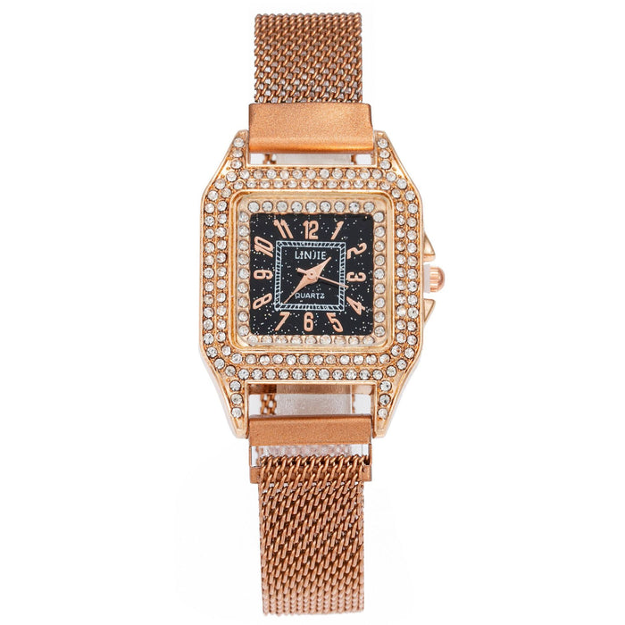 New Stainless Steel Women Wristwatch Quartz Fashion Casual Clock LLZ20033