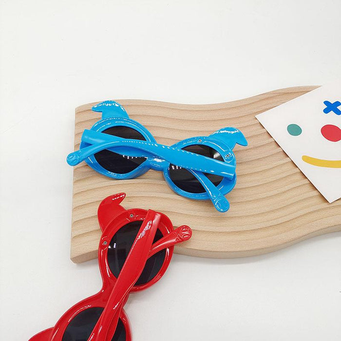 Cartoon Pig Anti Ultraviolet Silicone Children's Sunglasses