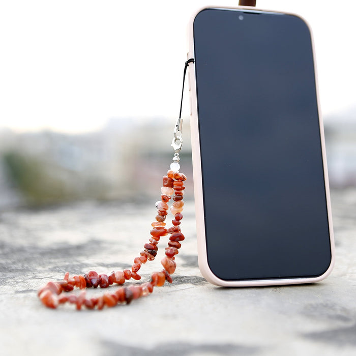 Natural Stone Mobile Phone Bead Hanging Rope