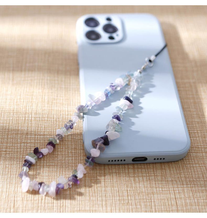 Natural Stone Mobile Phone Bead Hanging Rope