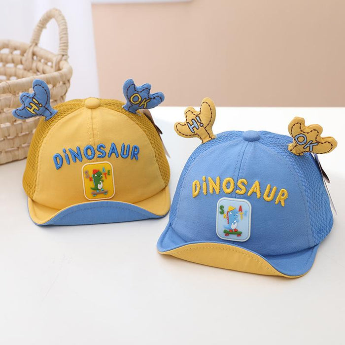 Summer Cute Dinosaur Antlers Children n Baby's Net Cap
