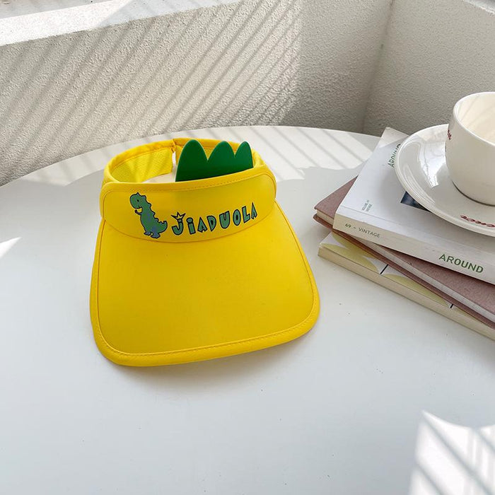 Summer Cute Cat Ears Children‘s Wide Brim Sun Hat