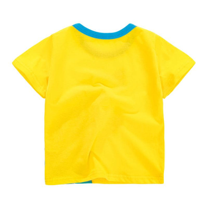 Children's T-shirt Cotton Round Neck Short Sleeve Children's T-shirt