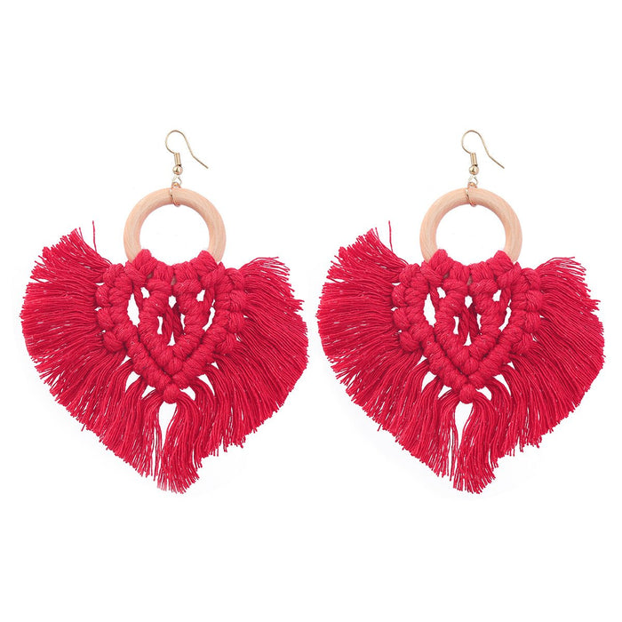 Women's Bohemian Handmade Tassel Earrings