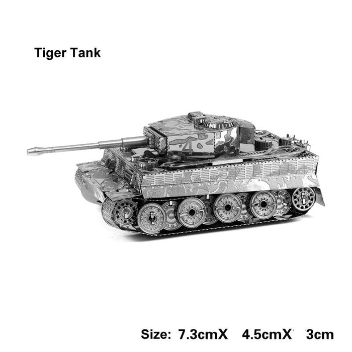 Tank 3D Metal Puzzle Chieftain Tank Puzzle Gift Toys