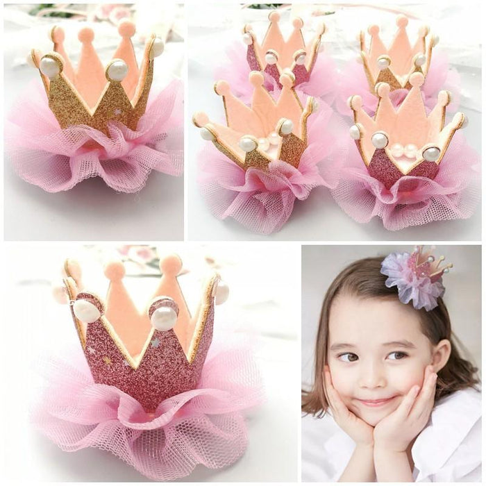 Children's Hairpin Princess Crown Crown Lace Headdress