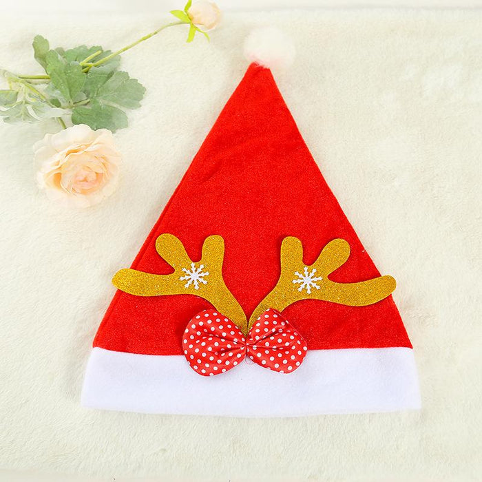 Red Velvet Padded Christmas Hat