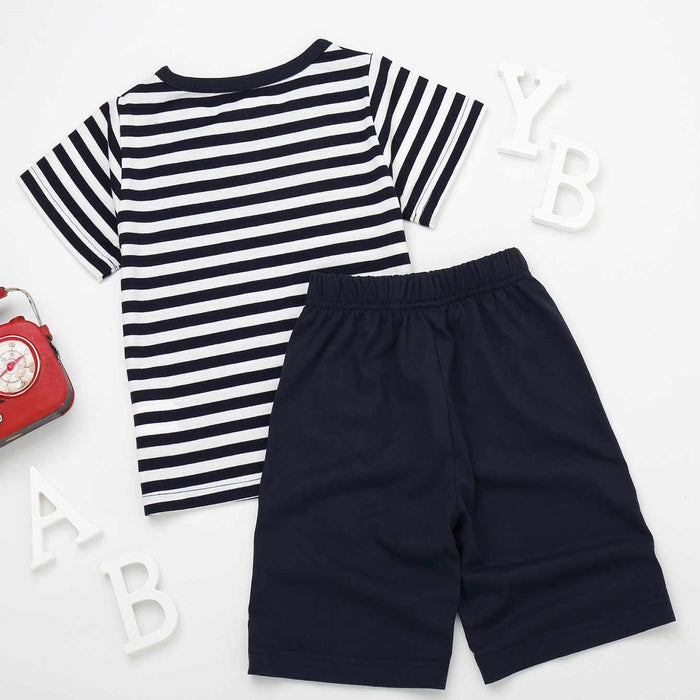 Children's suit T-shirt shorts two piece set