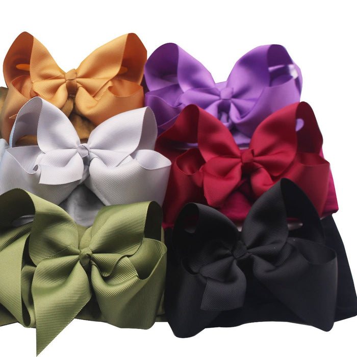 Bow headband nylon headband