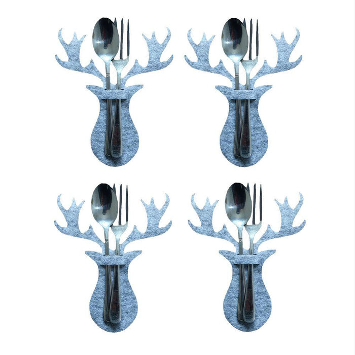 4PCS 44 Styles Christmas Knife and Fork Holder