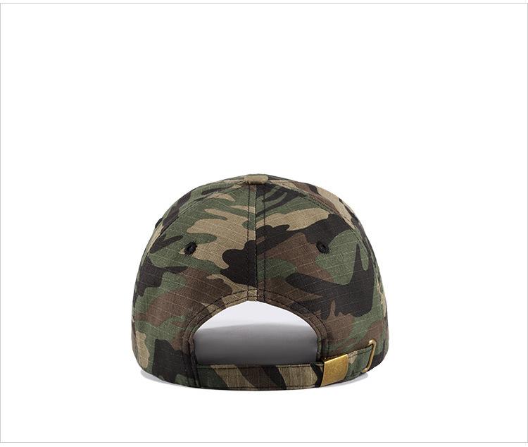 New Camouflage Solid Color Outdoor Baseball Cap Duck Tongue Cap