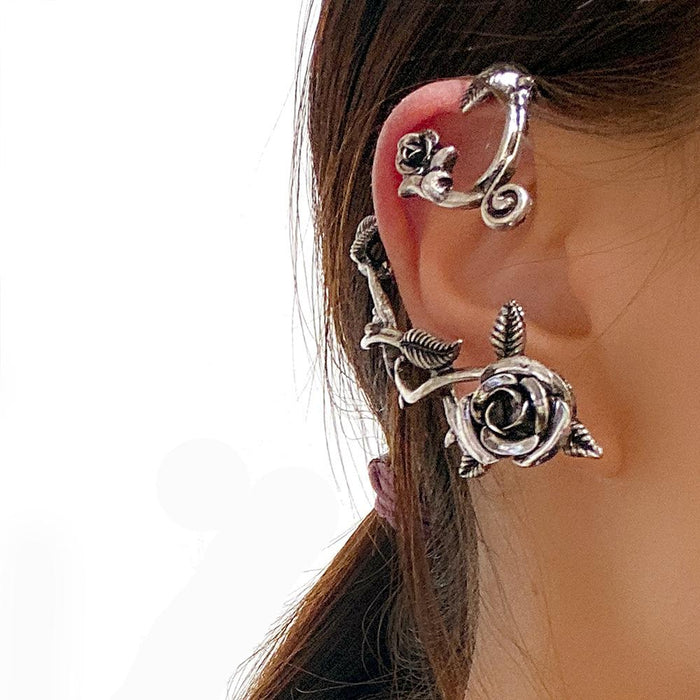 Alloy Vintage Flower Earrings