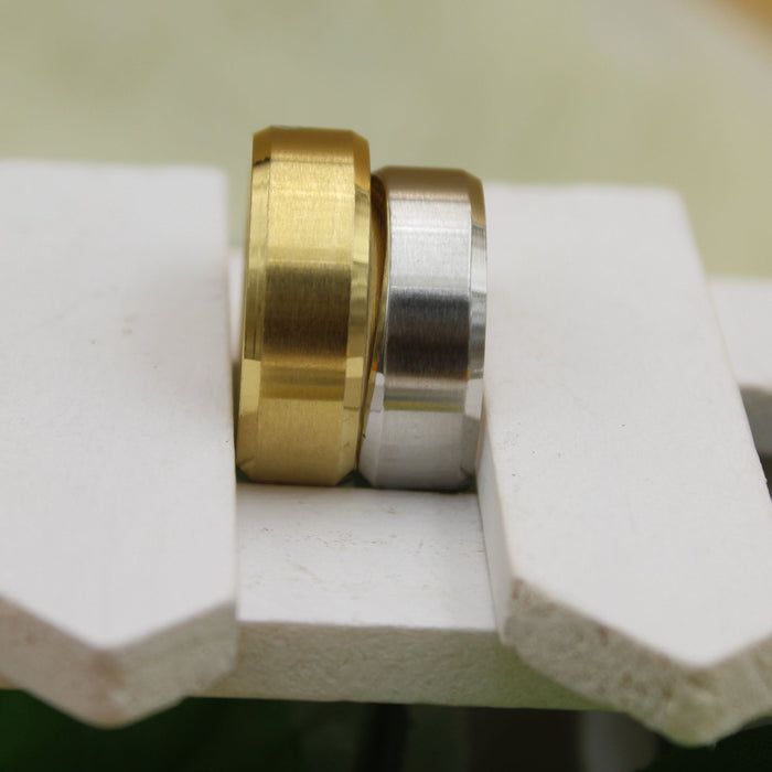 Stainless Steel Matte Ring