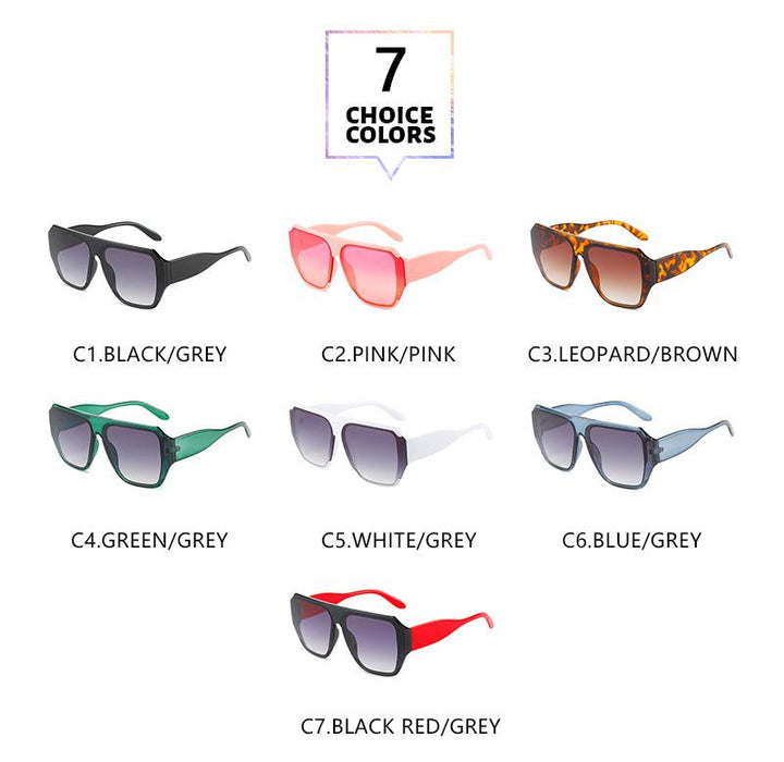 Contrast Sunglasses square frame