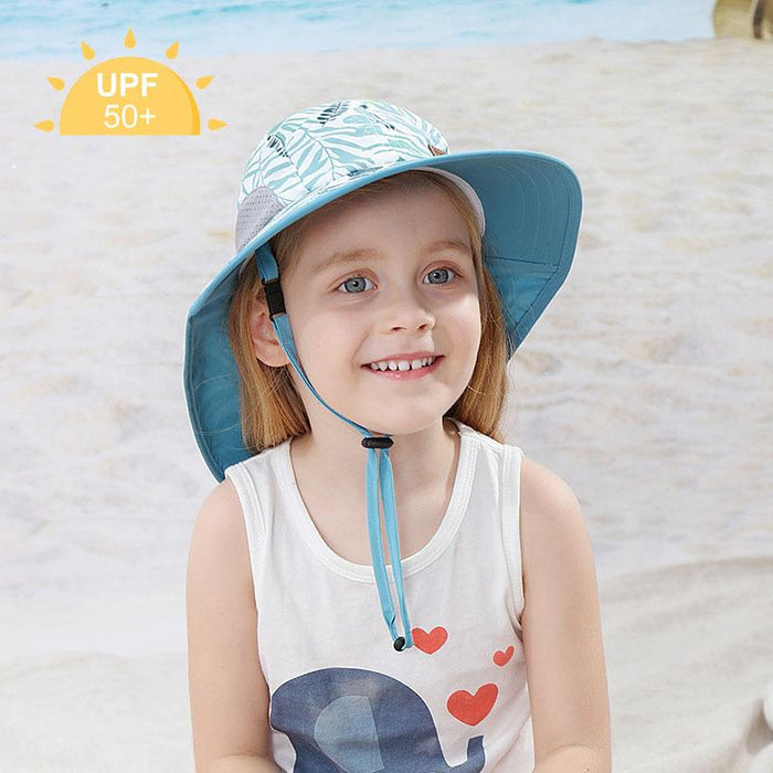 Star Children's Fisherman Uv50 + Beach Holiday sun-proof Bucket Hat