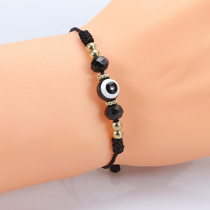Handmade Devil's Eye Beaded Bracelet