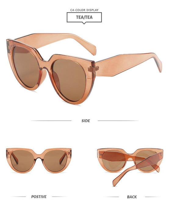 Beautiful cat's Eye Sunglasses with diamond shaped legs