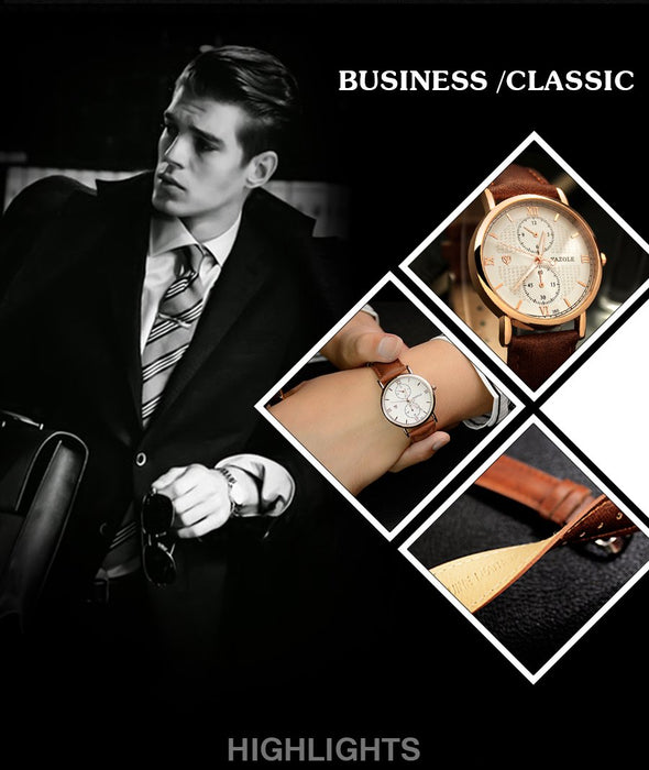 Man Sport Wrist Watch Roman Top Brand Luxury Yazole Luminous Waterproof Fashion Business Style Design