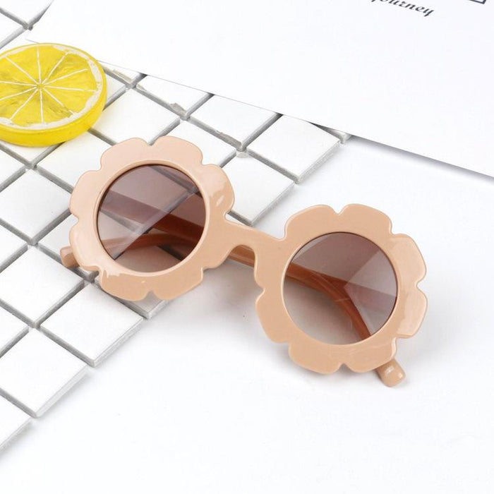 Children's small flower sunglasses and sunglasses