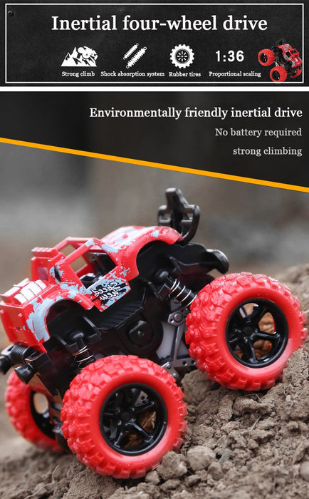 1:36 Mini inertial 4WD off-road vehicle children's car toy