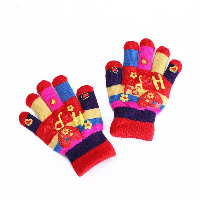 Children's Gloves Thickened Warm Gloves