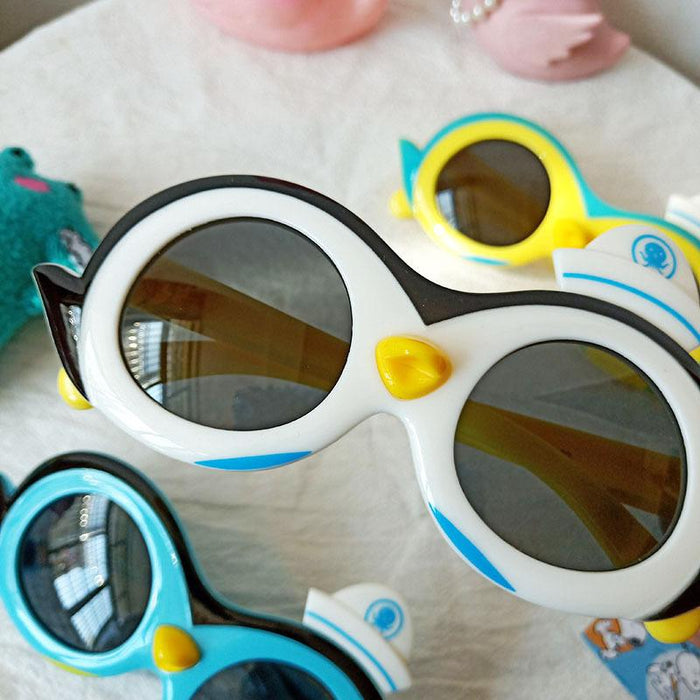 Cartoon Penguin Children's Silicone Polarized Sunglasses
