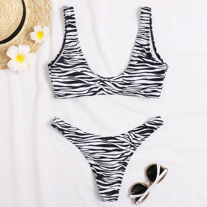 New Sexy Printed Women's Split Bikini