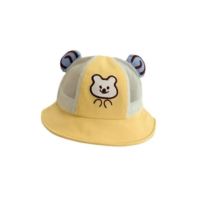 Summer Cute Baby Bear Ears Children's Fisherman Net Hat