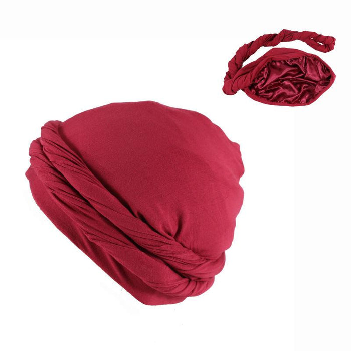 Men's Towel Turban Stretch Cap