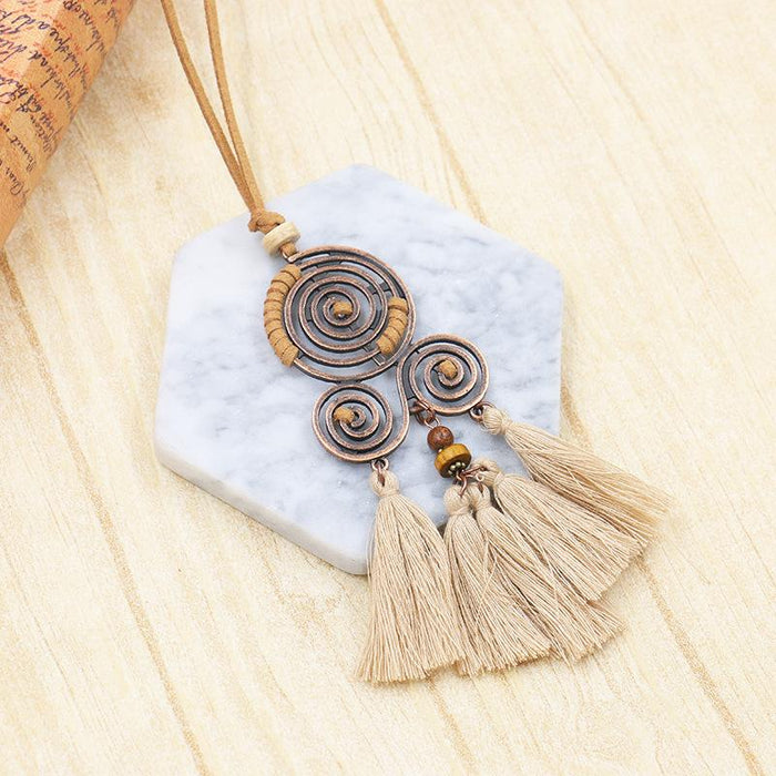 Women's Fashion Alloy Sweater Chain Necklace Jewelry