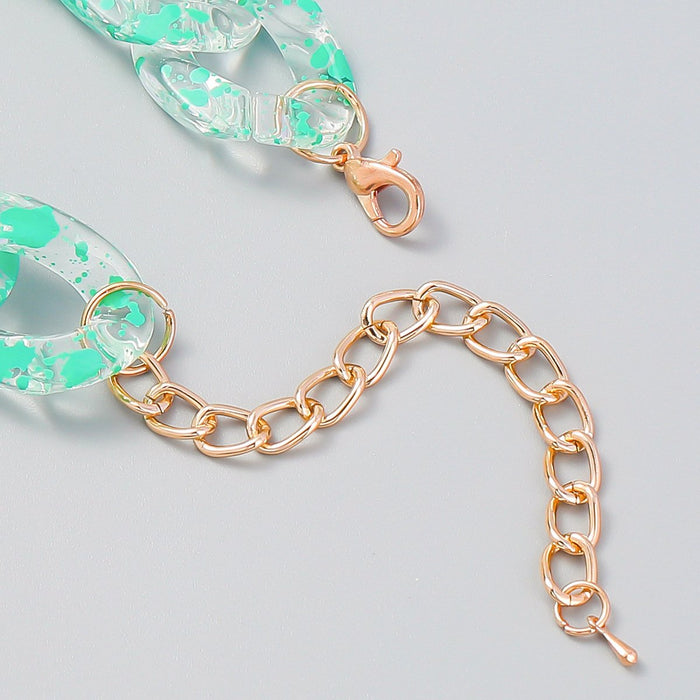 Fashion Jelly Acrylic Chain Resin Bracelet