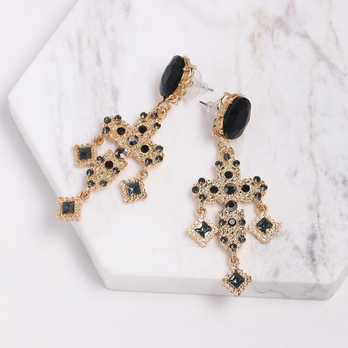 New Women's Jewelry Bird Earrings Inlaid Rhinestone