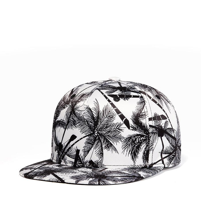 New Hip Hop HD Digital Coconut Pattern Baseball Cap