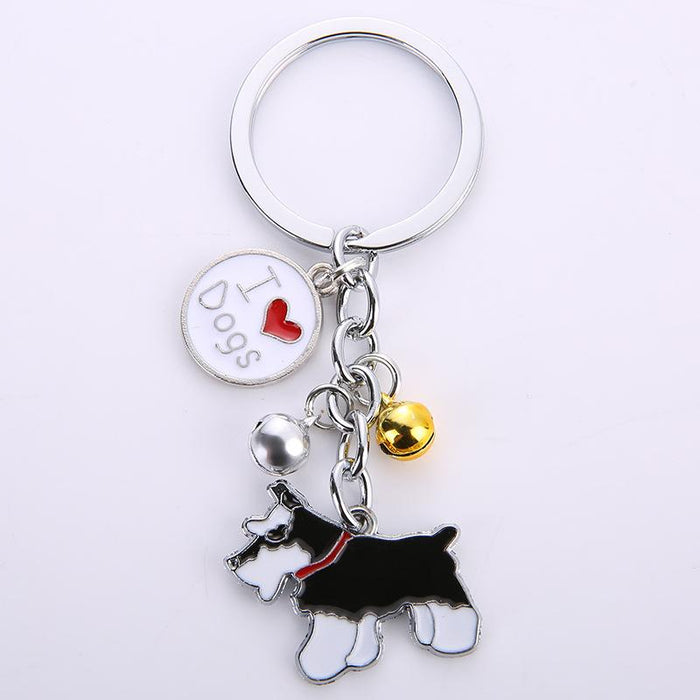 Creative Pet Dog Metal Keychain