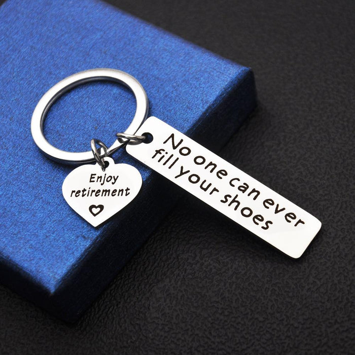 Stainless Steel Noonecaneverfullyours Keychain