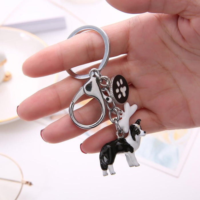 Creative Three-dimensional Pet Dog Keychain Accessories