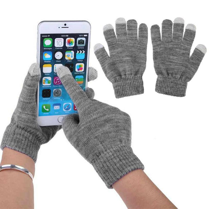 Unisex Winter Warm Capacitive Knit Gloves