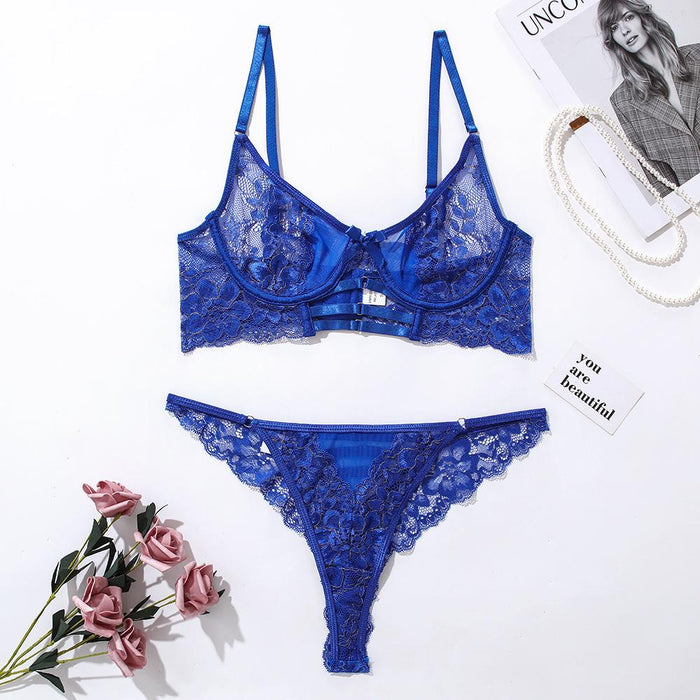 Women Sexy Lace Lingerie Fashion Underwear Set