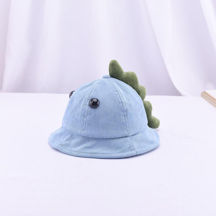 Children's Cartoon Dinosaur Corduroy Bucket Hat
