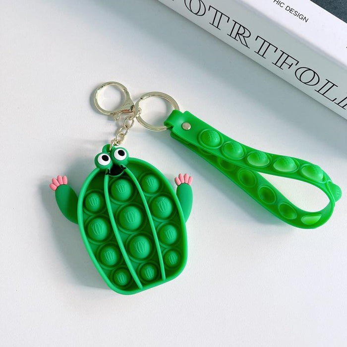 Bag decoration decompression toy key chain