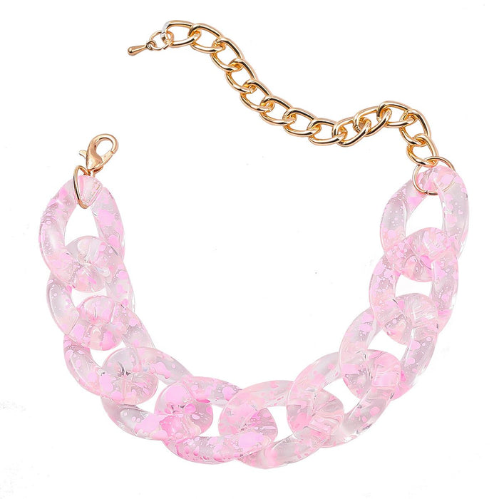 Fashion Jelly Acrylic Chain Resin Bracelet