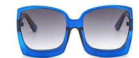 Large Frame Colorful Real Film Sunglasses