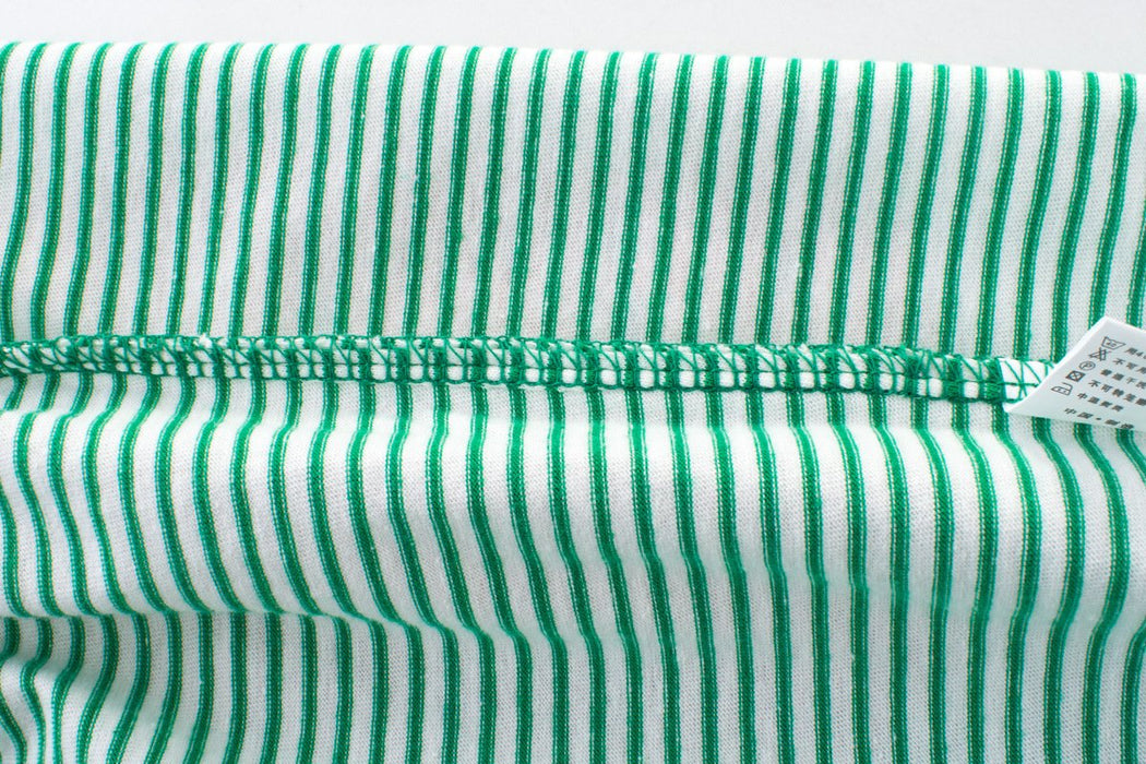 Children's short sleeved striped cartoon T-shirt