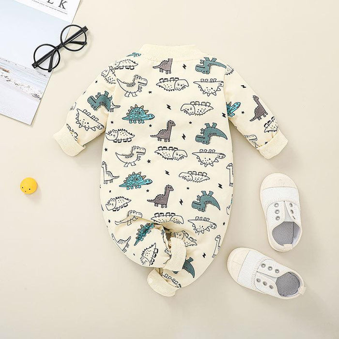 Dinosaur Printed Baby Bodysuit