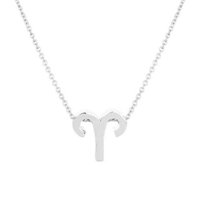 Twelve Constellations Necklace Collarbone Chain Pendant Card Short Necklace