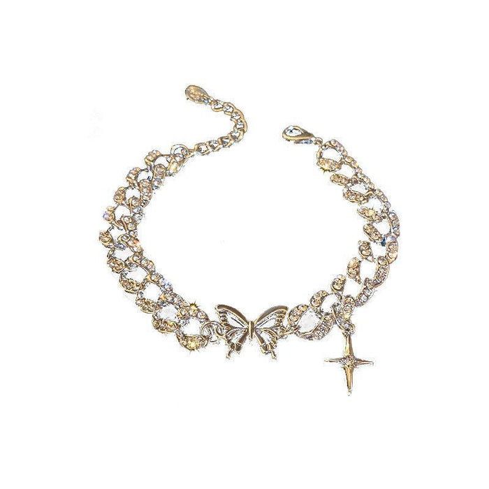 New Fashion Simple Butterfly Cross Bracelet