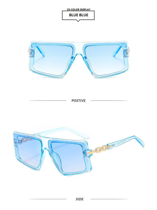 Metal irregular Sunglasses