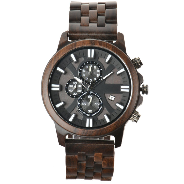 New Men's Business Multifunctional Luminous Large Dial Quartz Watch