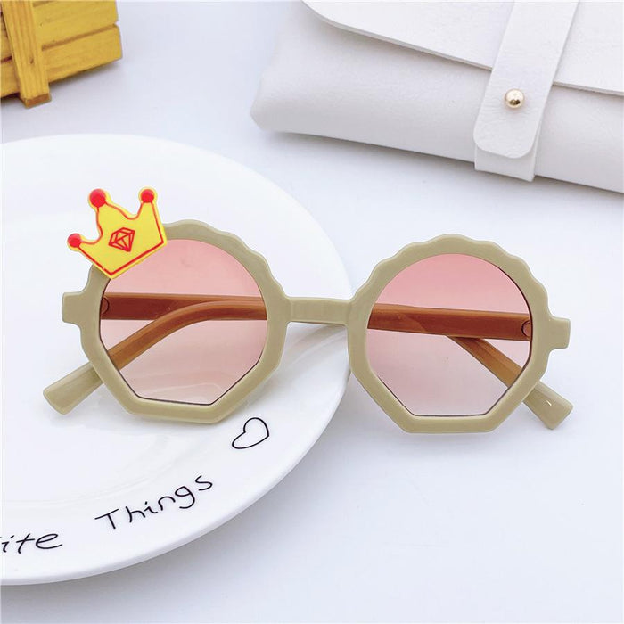 Children's small crown sunglasses and sun visors