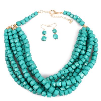 Ladies Jewelry Beaded Fashion Personality Layered Necklace